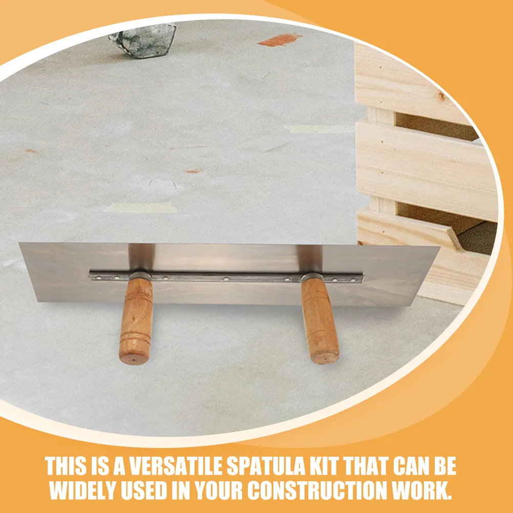 

Heavy-Duty Large Masonry Trowel with Stable Handle Cement Plaster Finishing Bricklaying Putty Cutter Construction Tool