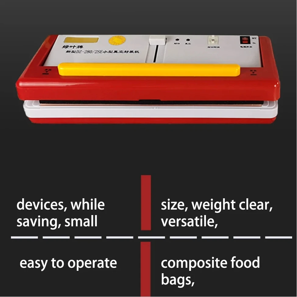 

DZ-280/2SE Household Vacuum Plastic Bag Sealing Machine,Heat Sealing Machine,impulse heat sealer,hand sealing machine