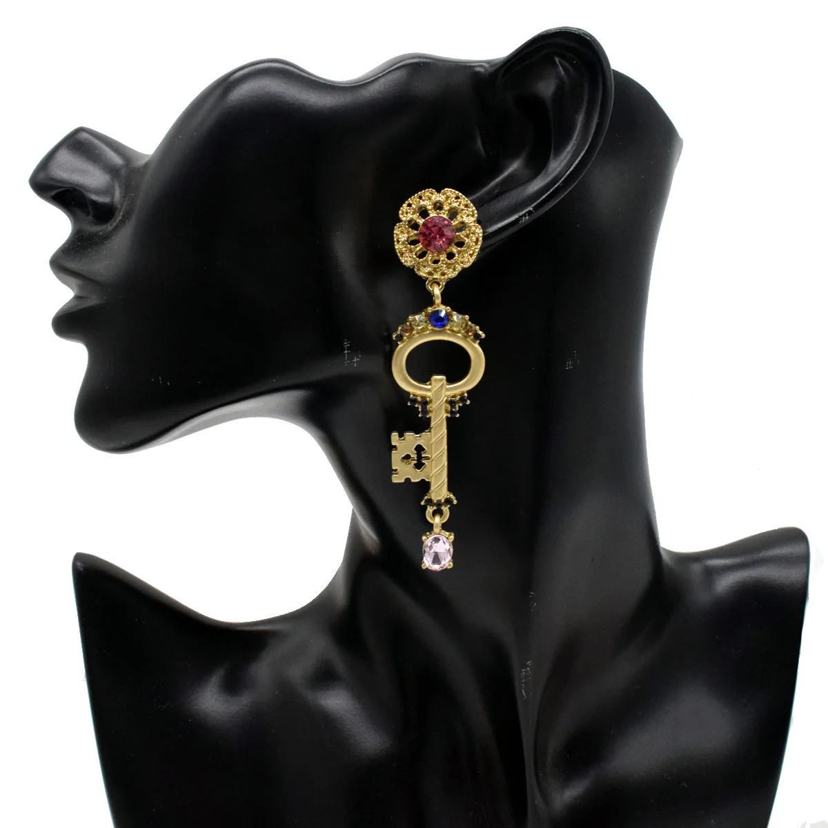 

Romantic long key earrings fashion earrings for woman Pendientes mujer серьги женские boucle d’oreille femmes