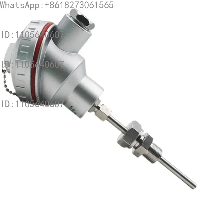 1PCS Integrated Platinum  Temperature Transmitter, 4-20mA Output, Temperature Detect Part For  Flue Gas Analyzer