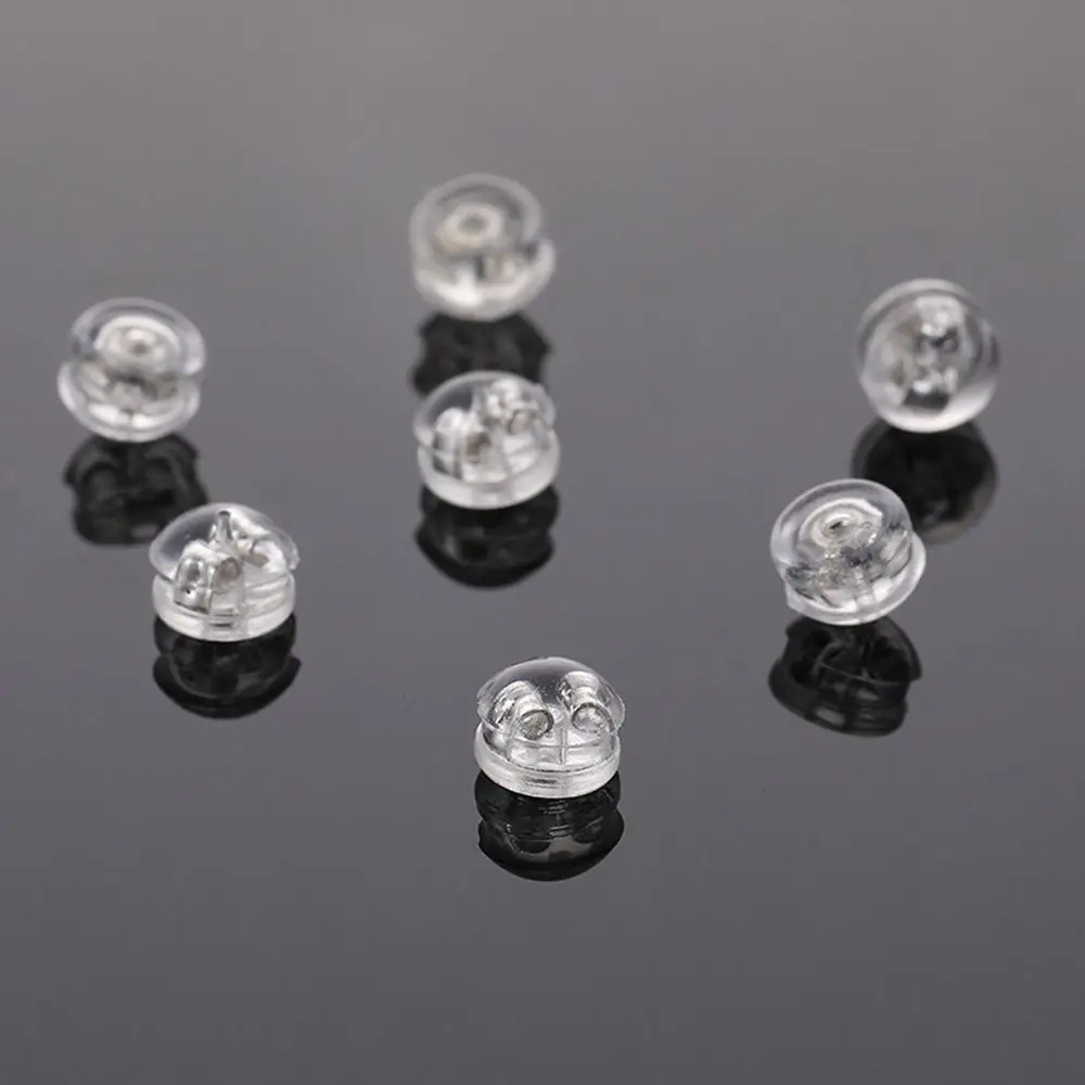 

20pcs/lot Jewelry Findings Earring plugs Accessories Copper Earring Back Stoppers Ear Stud Backs DIY Stopper Plugs Earring Pads