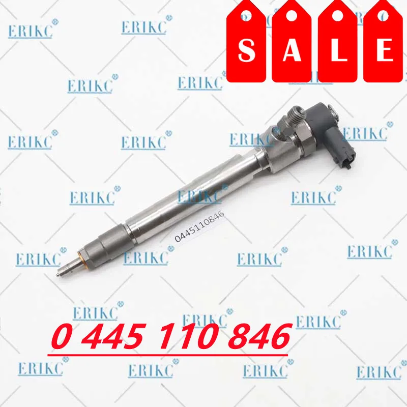 

ERIKC 0445110846 Common Rail Fuel Injector Assembly 0 445 110 846 New Fuel Injection Nozzle 0445 110 846 for Bosch