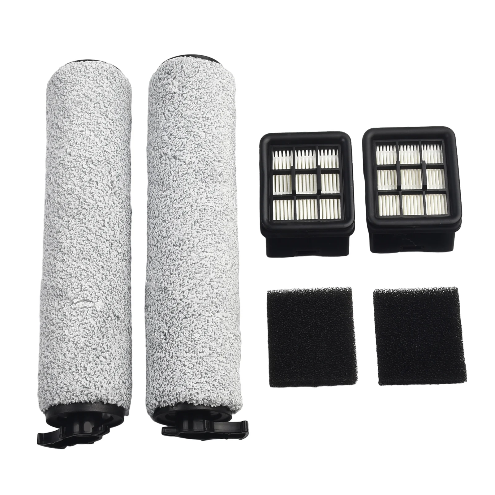 2pcs Filters Roller Brush For Bissell HF3 Cordless Wet Dry Vacuum Cleaner 3649A Power Tool Accessories Replacement