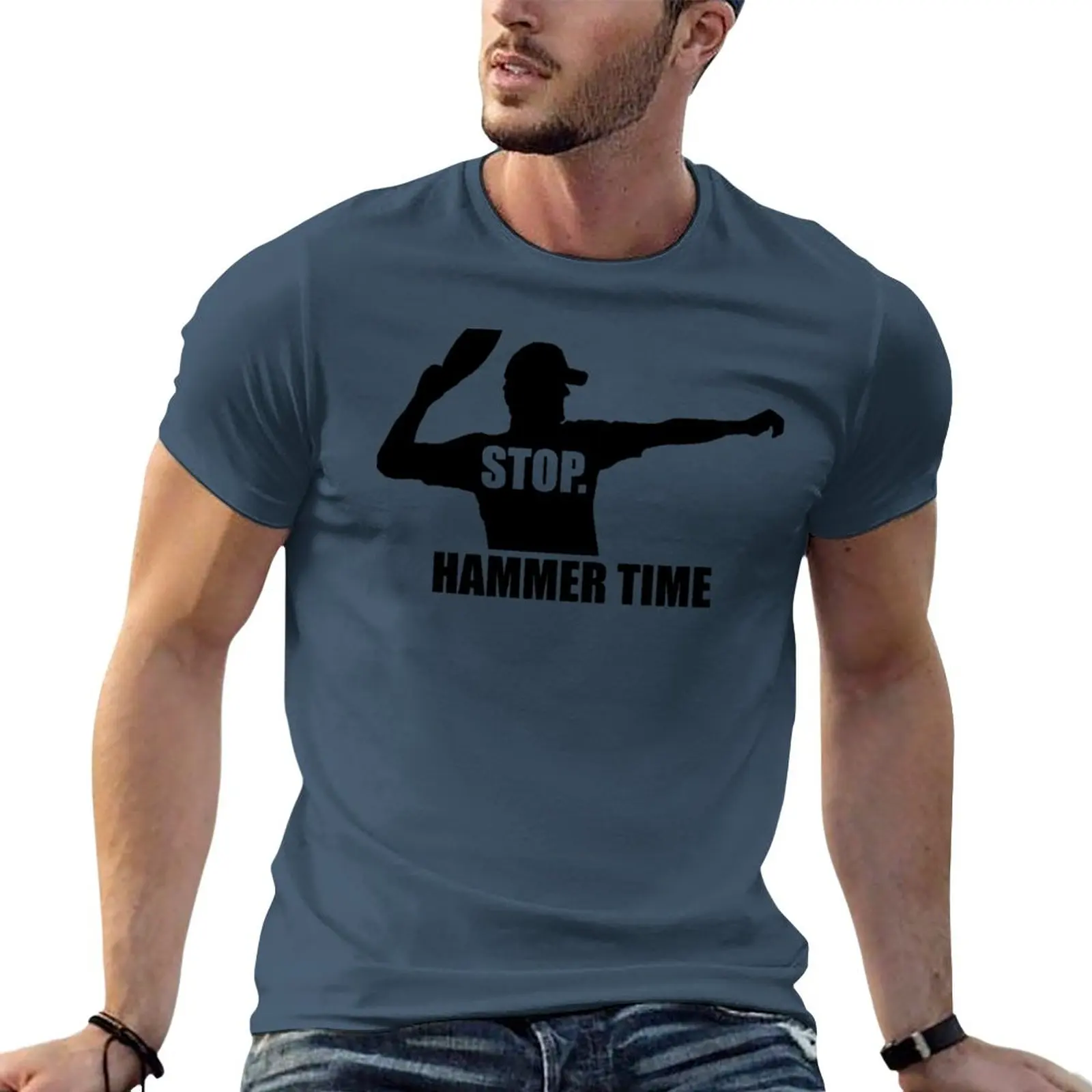 

New Stop. Hammer Time T-Shirt T-shirt short plus size t shirts T-shirt men