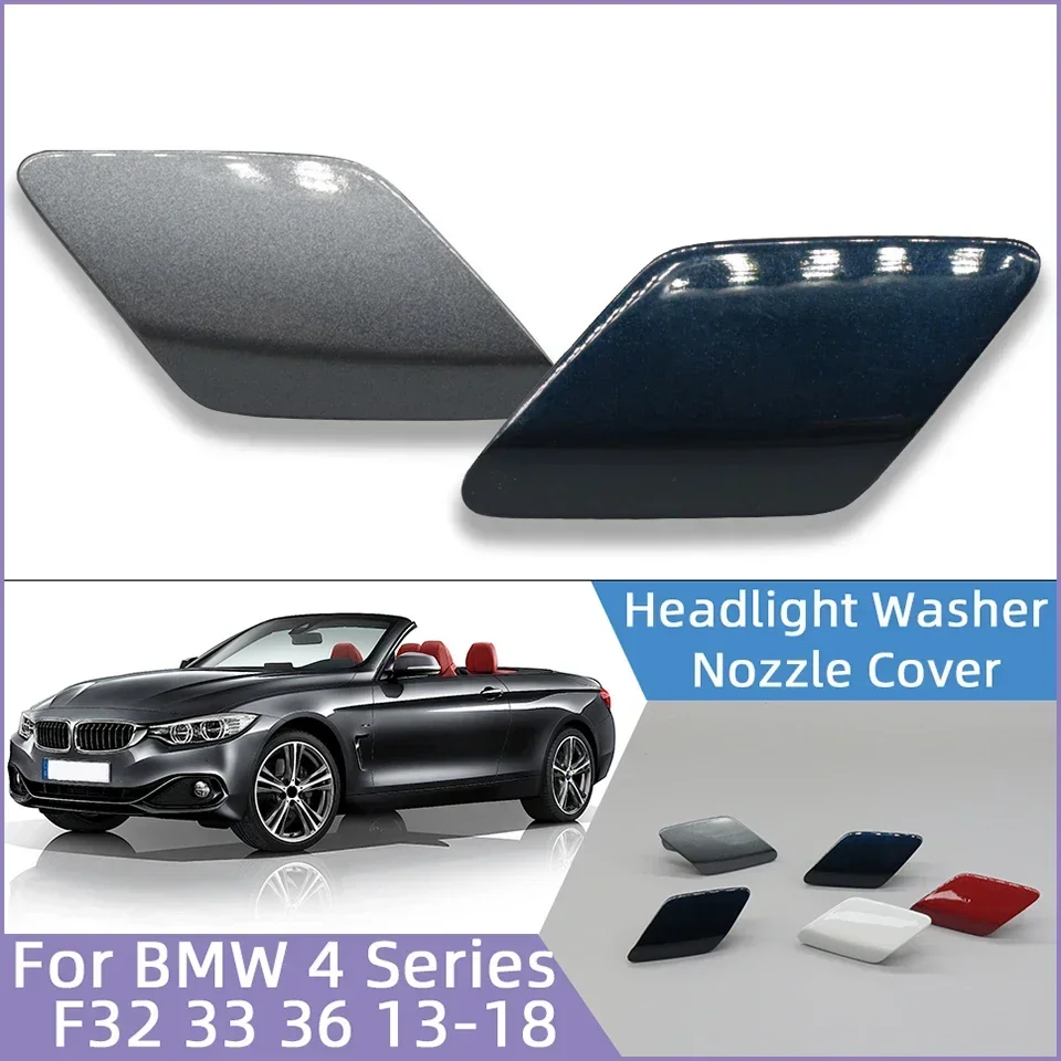 Car Headlamp Washer Nozzle Shell Cover Cap For BMW 4 Series Ordinary Model F32 Coupe F33 Cabrio F36 Gran Coupe 2013-2018