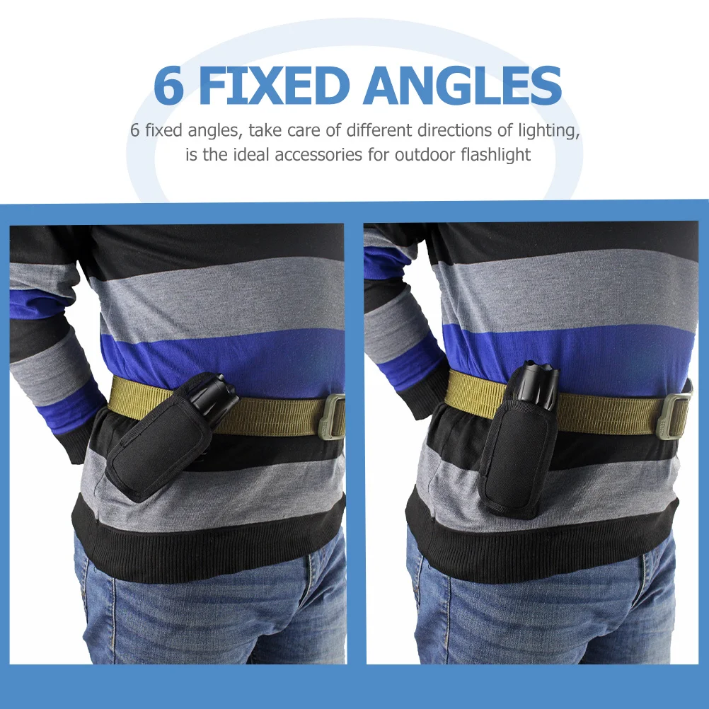 

Rotary Flashlight with 360-Degree Rotation and Six Fixed Angles for Camping Hiking Outdoor Activities Flashlight Belt