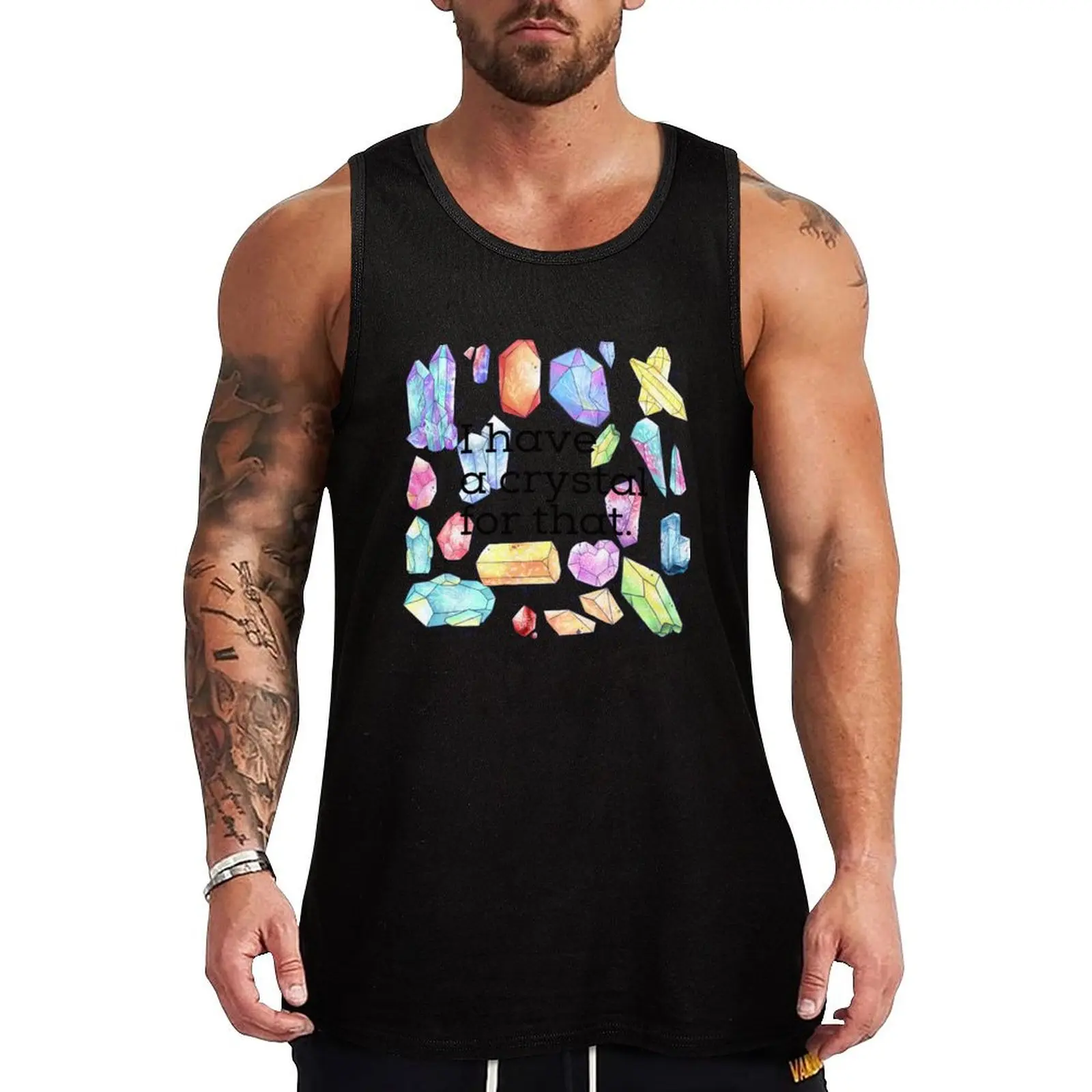 I Have A Crystal For That Tank Top bodybuilding basketball