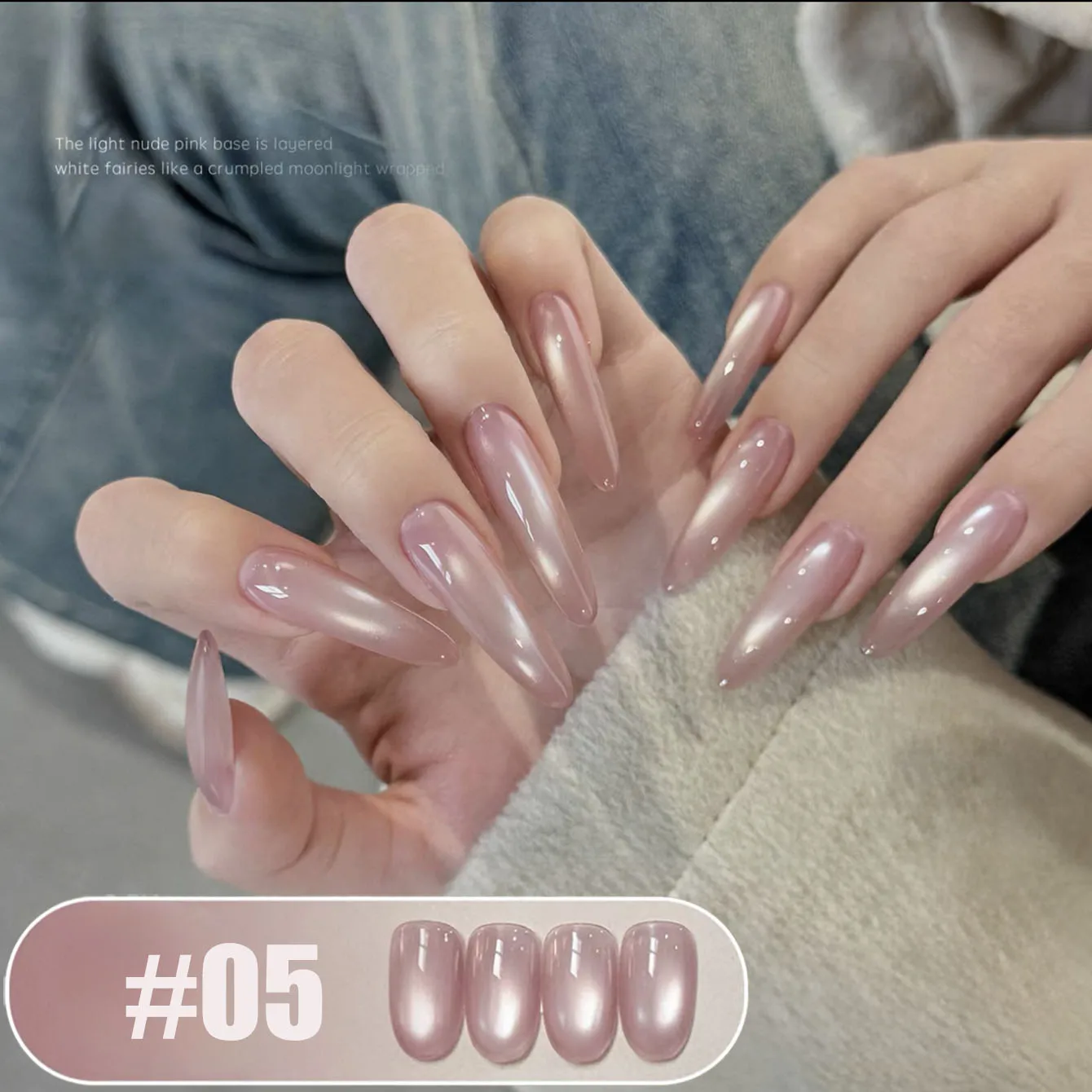 MIANEL 10ML 2026 Neuer Schneeweißer Märchenland 3-Farben Katzenauge Gel-Nagellack Funkelnder Goldschimmer Rosa Satin Glasperlen Nagelkunst – Detail 16