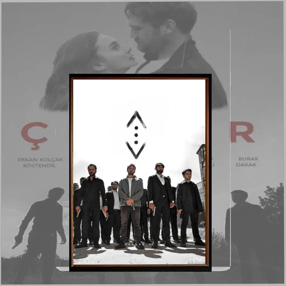 المسلسل التلفزيوني التركي C-Cukur ملصق HD أنيمي موضوع ساخن المغني/OST/فيلم مقاوم للماء عصا ذاتية ديكور المنزل