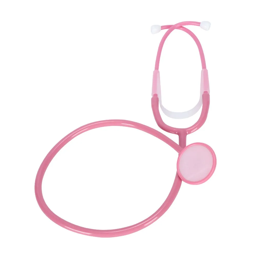 Juguete de estetoscopio multicolor para niños, juegos familiares DIY para padres e hijos, juguete de simulación para médico, juego de rol, juguete médico de plástico para niños