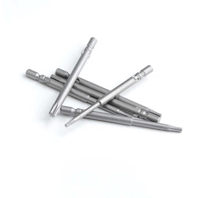 9pcs 40/60mm 800 4MM Shank Electric Torx Screwdriver Bit Set T4 T5 T6 T7 T8 T9 T10 T15 T20 Magnetic Screw Driver Bits hand Tools