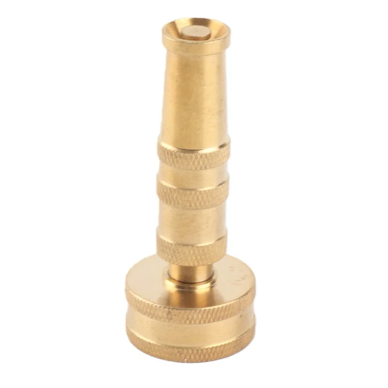 

Adjustable Twist Nozzle Heavy Duty Solid Brass Thicken Garden Hose Sprayer Adapter For Watering