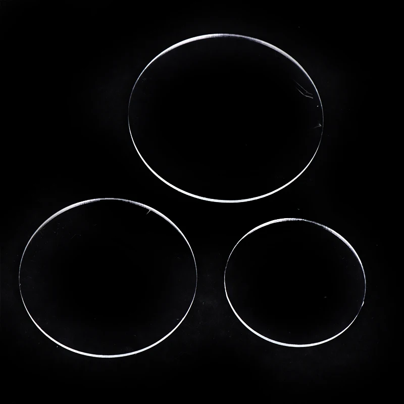 8-15CM figura bambola acrilico trasparente basi rotonde fluido orso stampi basi argilla ceramica scultura strumento