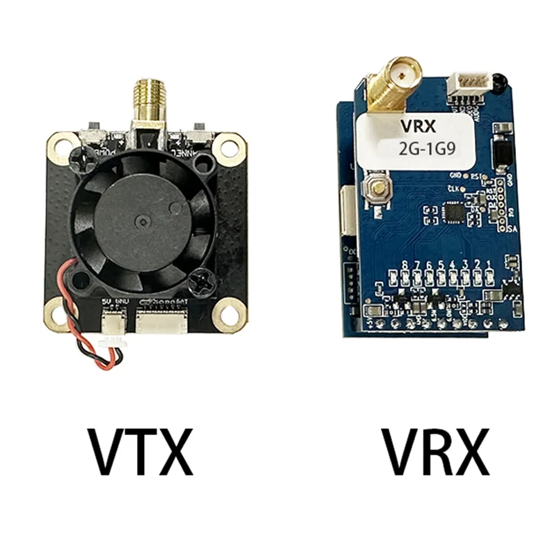 -A89Z 2G-2.2G 1.6W FPV VTX VRX 8CH FPV وحدة استقبال جهاز إرسال الفيديو PAL/NTSC لنظارات Fatshark Skyzone FPV