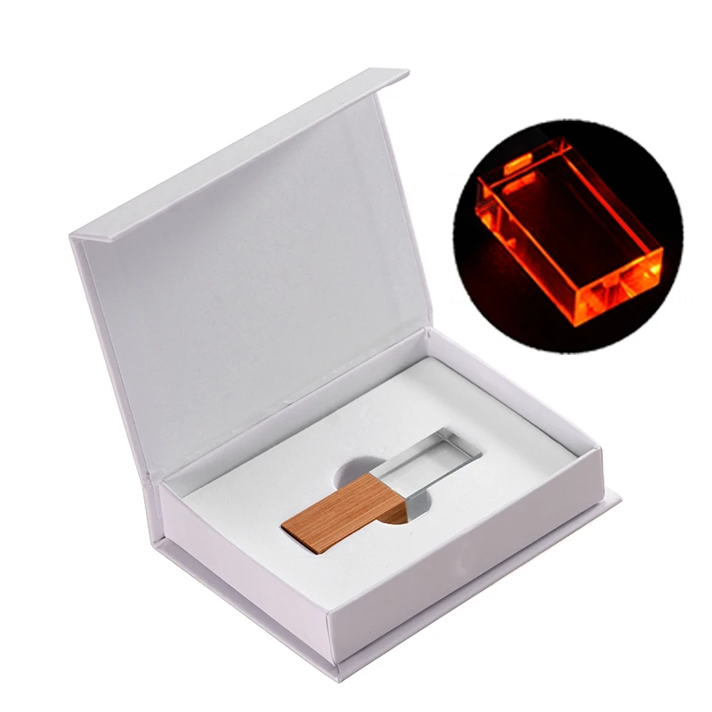 

Красный светодиодный флэш-накопитель USB, 128 ГБ, бумажная коробка, ручка, 64 ГБ, бесплатный индивидуальный логотип, флэш-накопитель, 32 ГБ, деревянный кристалл, цветная печать, Pendrive