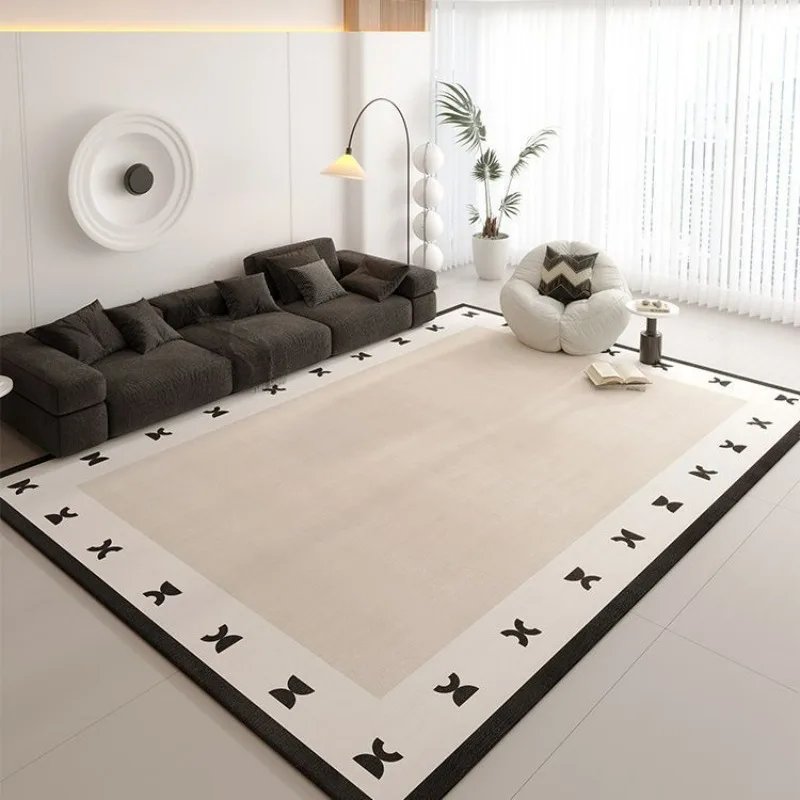 

Cream Carpet Large Area Family Living Room Coffee Table Mat Study Bedroom Bed Decoration Carpet Kitchen Non-Slip Mat