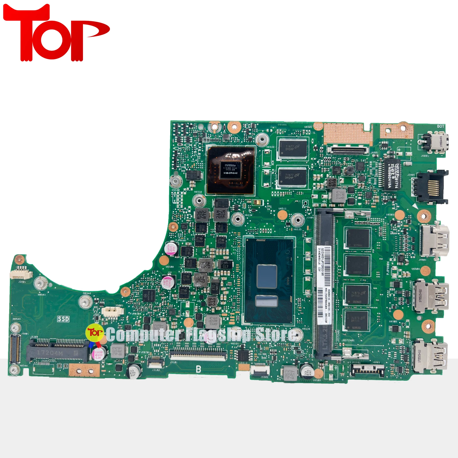 K401UB Ordinateur Portable Carte Mère Pour ASUS K401U A401U K401UQ K401UQK 4G-RAM I3 I5-6200U I7-7500U 940M/V2G Carte Mère