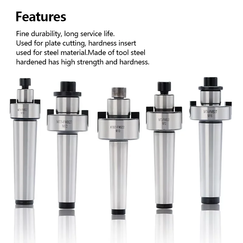 QIYI Face endmill Adapter MT2 MT3 MT4 R8 FMB22 FMB27 BT30 NT30 ISO30 Arbor Shell Mill Tool Holder Drawbar CNC Machine Tools