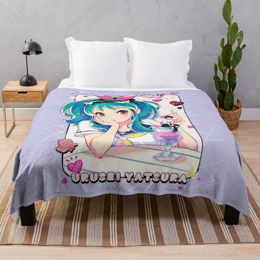 Urusei Yatsura Throw Blanket Luxury Designer For Sofa Thin cosplay anime Soft Blankets