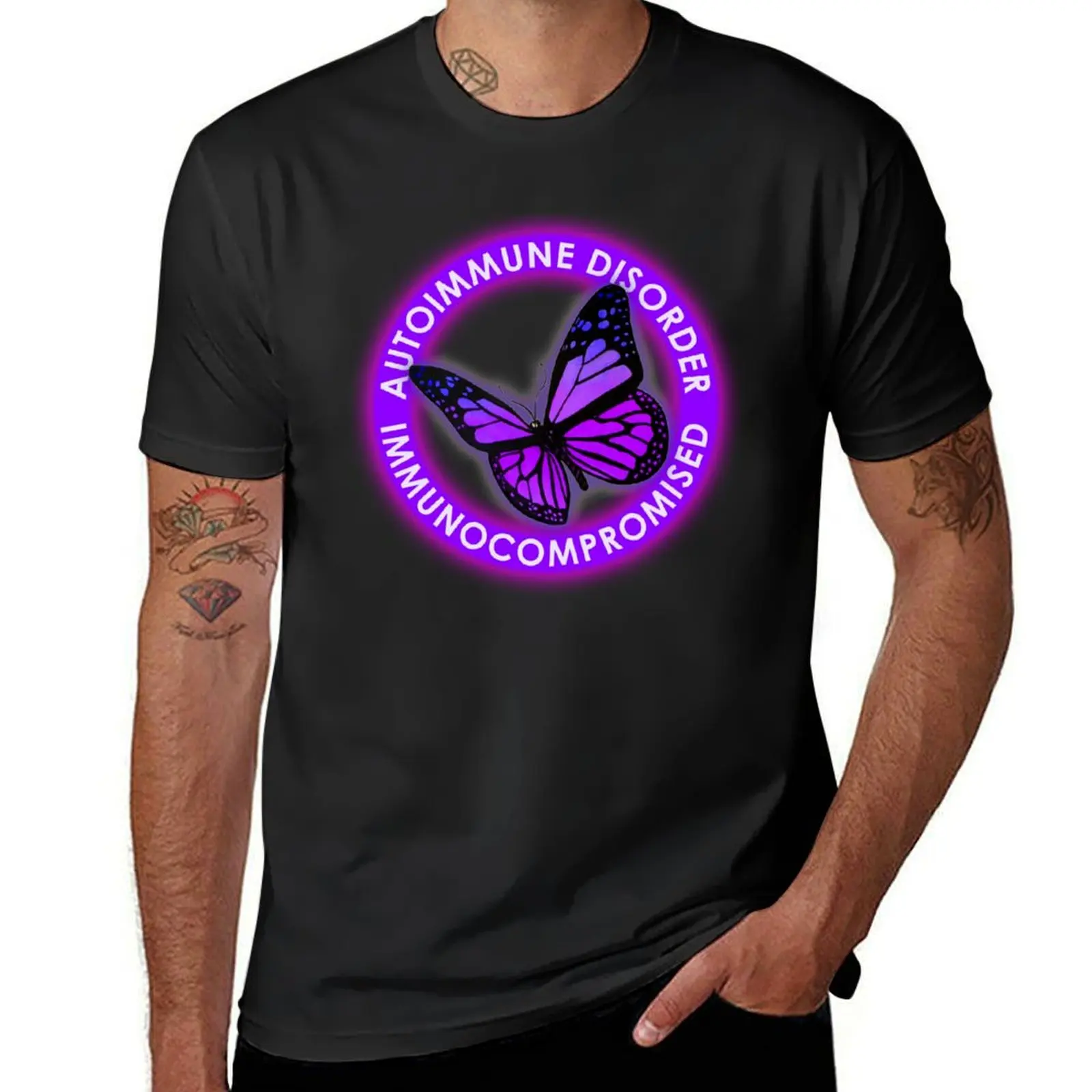 Autoimmune Disorder Immunocompromised T-Shirt summer top customs design your own big and tall t shirts for men