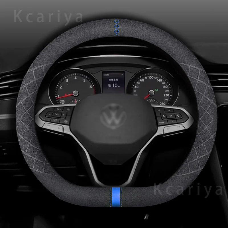 Suitable for Volkswagen Magotan Arteon Golf GTI Beetle CC Tiguan Bora Santana Scirocco vented car steering wheel cover