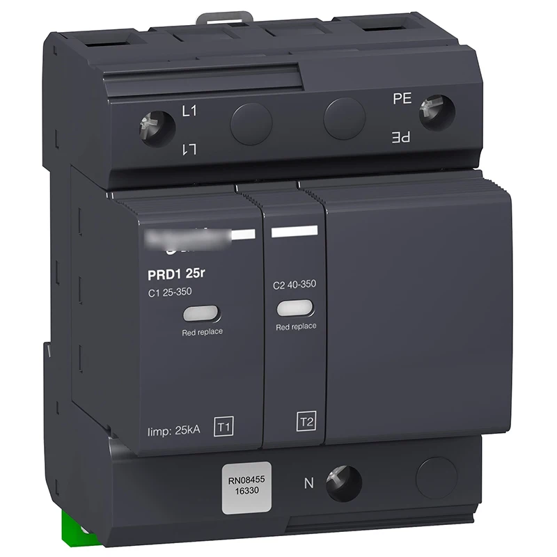 Original Brand New 16330 PRD1 Master Modular Surge Arrester - 1 Pole + N - 350V - with Remote Transfer