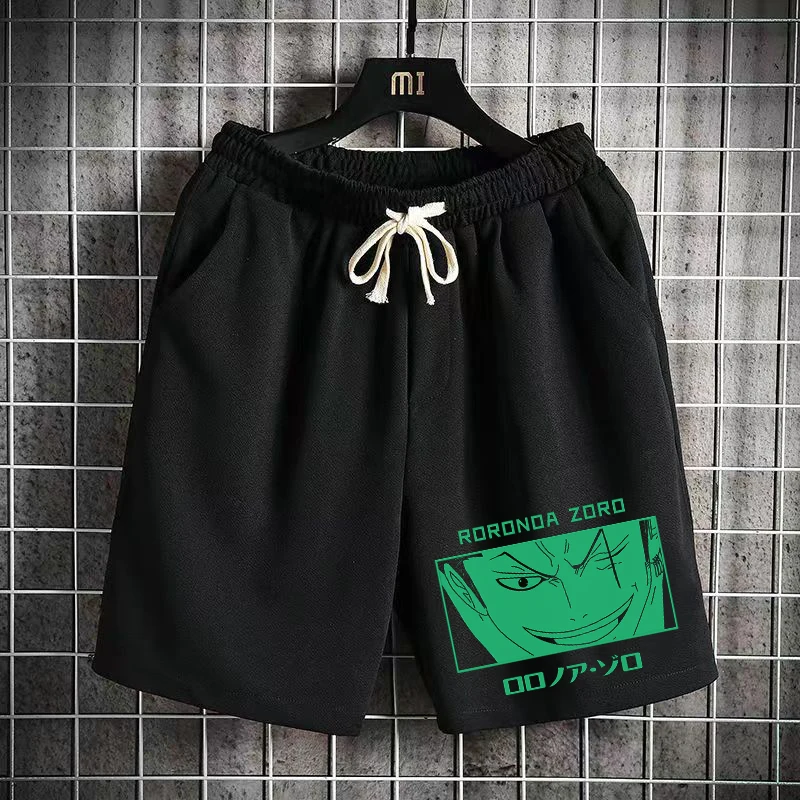

Japanese Anime Men's and Women's Casual Shorts Pure Cotton Print Trend Loose Everything with Five Quarter Pants Sports Shorts