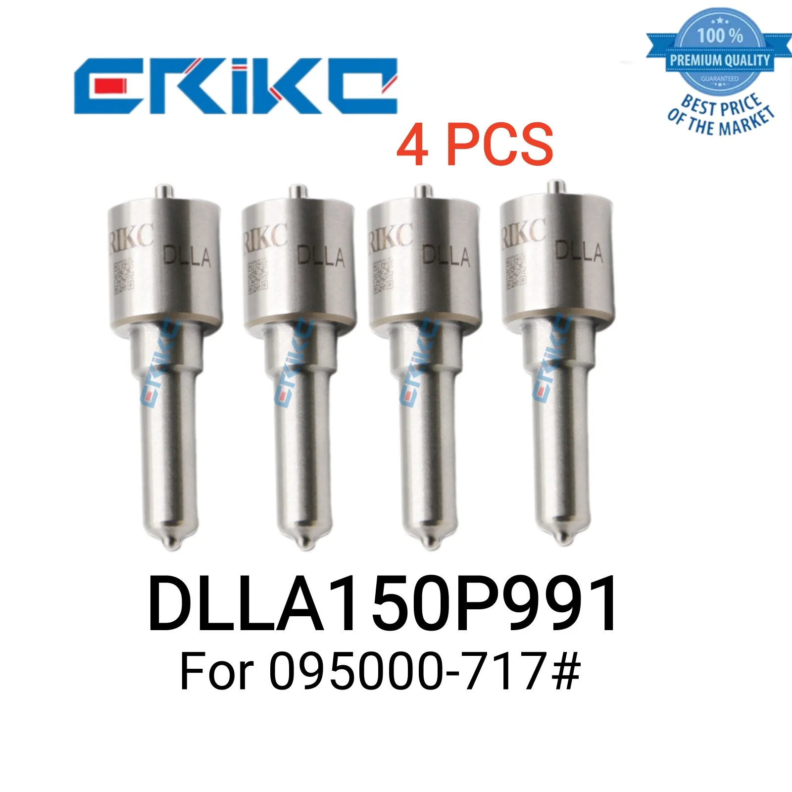 

4 PCS DLLA150P991 093400-9910 Dispenser Nozzle DLLA 150 P 911 Part Injector Nozzle DLLA 150P991 Fuel Jet Nozzle for 095000-717#