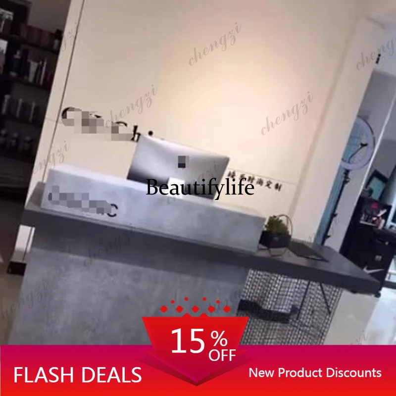 D80 Executive Display Reception Desks Welcome Simple Shop Salon Reception Desks Drawer Corner Mostrador De Tienda Trendy Furnitu