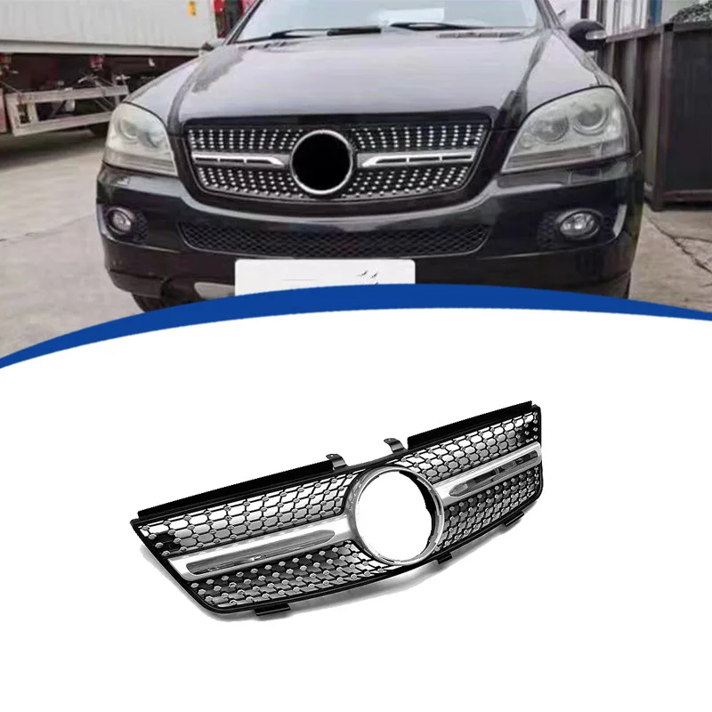 

For Mercedes-Benz ML W164 (2005-2008) Starry Sky Style Front Grille with Mesh Panel - Upgrade Replacement