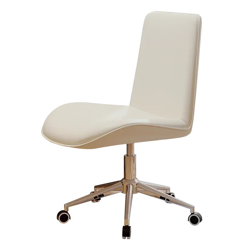 

Light Luxury Computer Universal Wheel Office Front Desk Makeup Chair Backrest Sedentary Conference