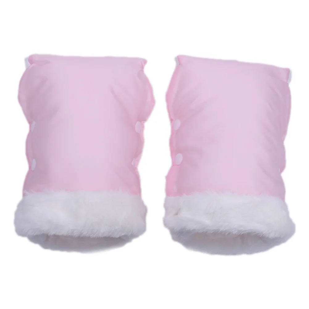 

1pair Newborn Push Chair Mitten Waterproof Thick Warm Baby Buggy Handcover Windproof Kids Cart Thicken Mittens Supply