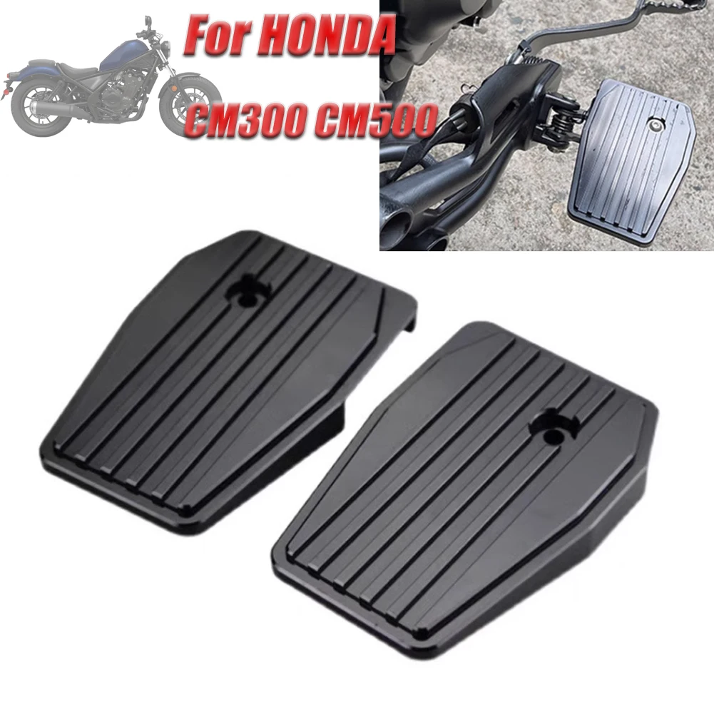 Motorcycle  Wide Foot Pegs Pedals Rest Footpegs Enlarge Footrest For Honda Rebel CMX300 CMX500 CM300 CM500