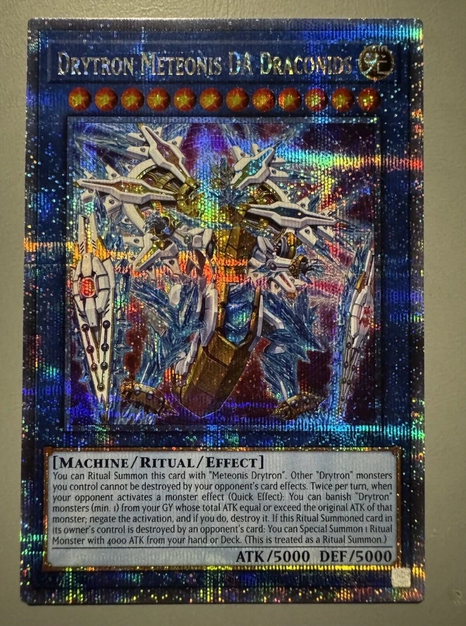 

Yugioh KONAMI INFO-AE032 Drytron Meteonis Da Draconids 25th Quarter Century Secret Asian English Collection Mint Card