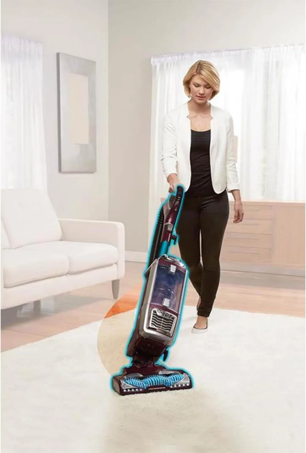 Shark NV752 Rotator Powered Lift-Away TruePet Odkurzacz pionowy z filtrem HEPA, dużą pojemnością na kurz, reflektory LED