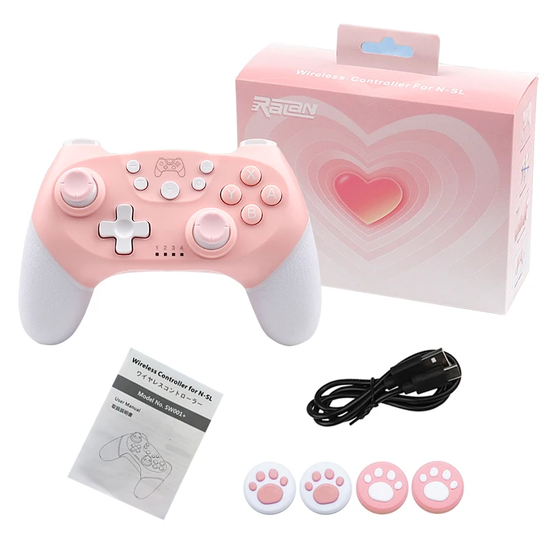 Bezprzewodowy kontroler do gier BT do przełącznika Pro Lite Oled Gamepad Joystick do kontrolera gra komputerowa z programowalną funkcją budzenia