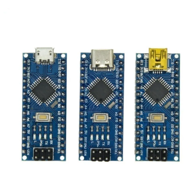 1-10 SZT. Moduł USB Nano V3.0 ATmega328P/PB CH340, Mini Płytka Kompatybilna z Arduino z Bootloaderem do Projektów Elektroniki DIY — zdjęcie produktu 2