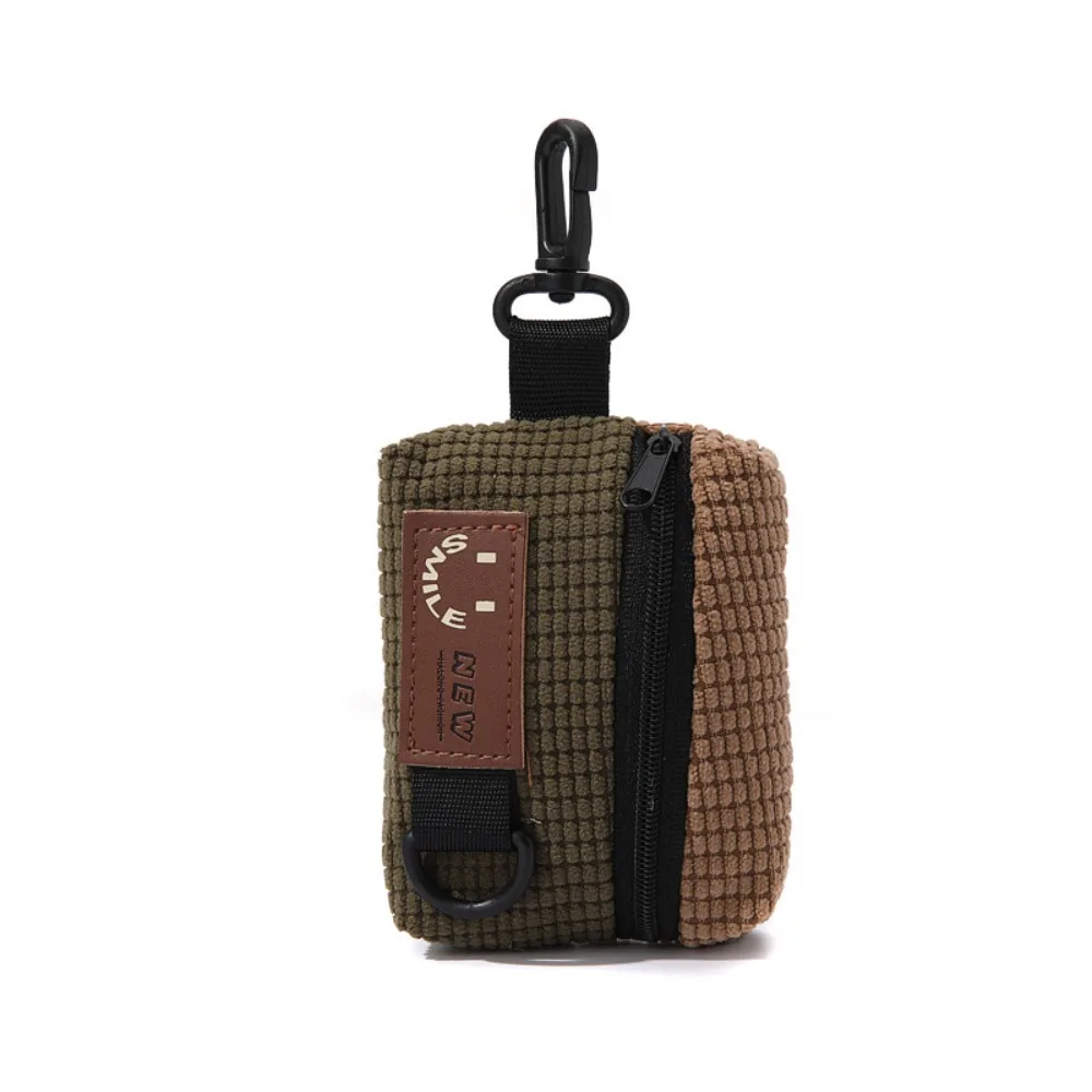 أزياء سروال قصير محفظة نسائية للعملات المعدنية المفاتيح حافظة مفاتيح صغيرة سستة المونتاج مربع سماعة حقيبة ركوب الدراجات في الهواء الطلق #1