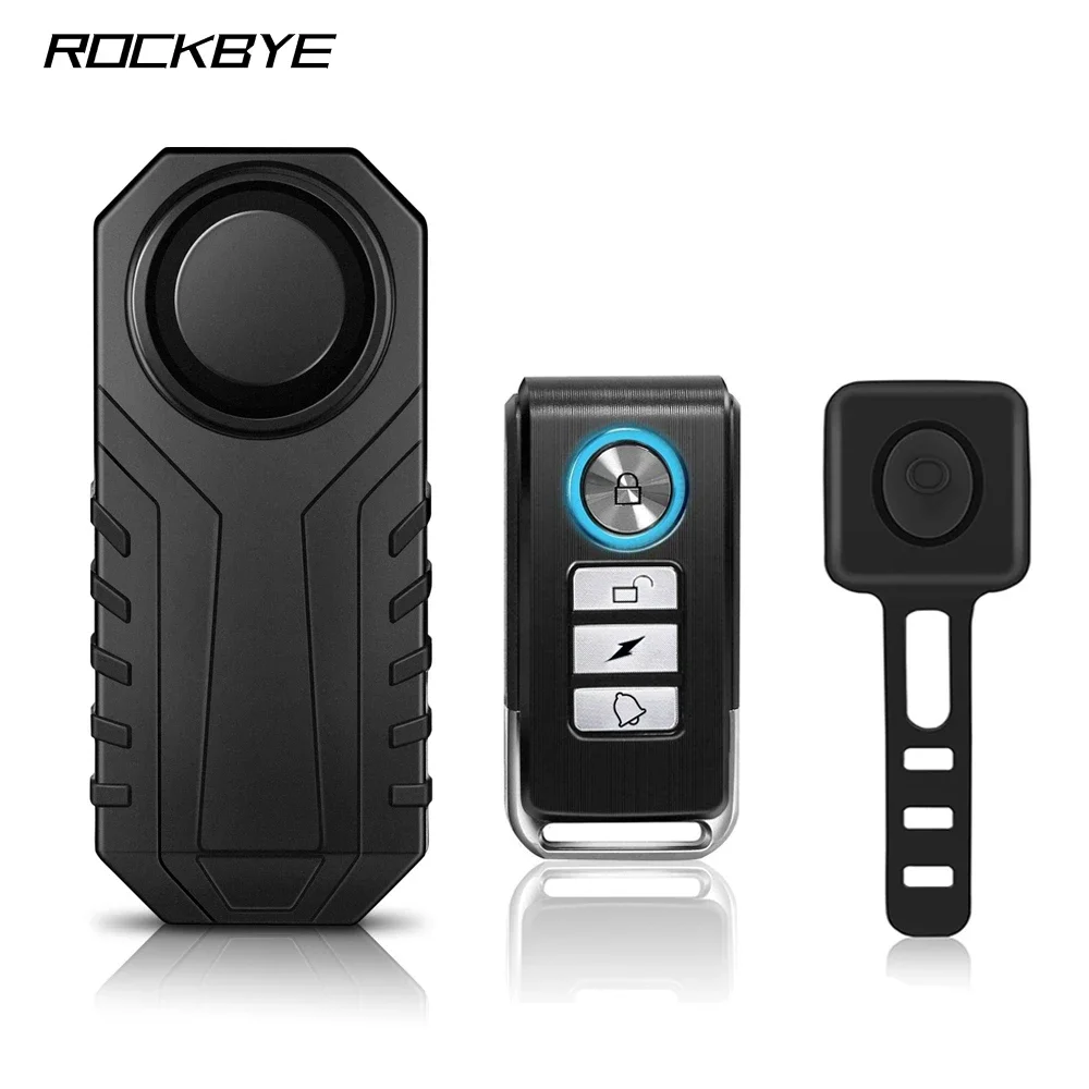 

Rockbye Wireless Bike Horn Remote Control Bicycle Alarm Security Protection Anti Theft Alarm Waterproof Cycling Electric Bell