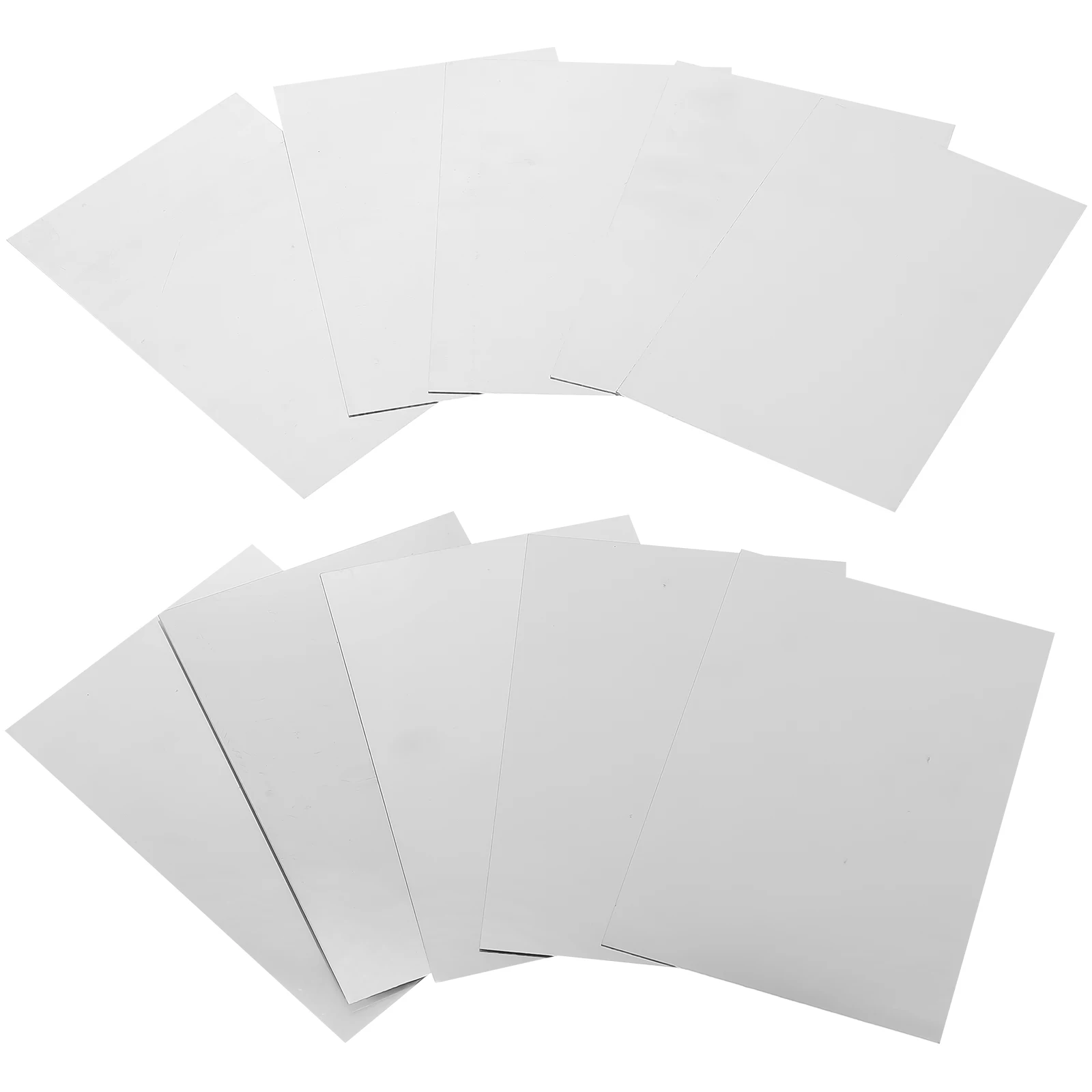 

10pcs Metal Sublimation Blanks Aluminum Sheets For Diy Thermal Poster Sign Home Office Decor Craft Art Supplies