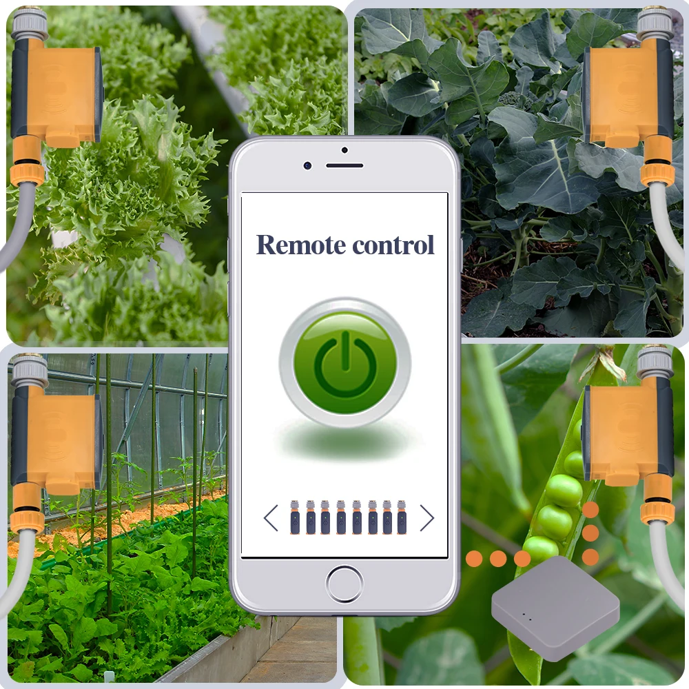 ZigBee WiFi Remote Control Intelligent Automatic Watering Timing Automatic Garden Water Timer Smart Irrigator System Waterproof