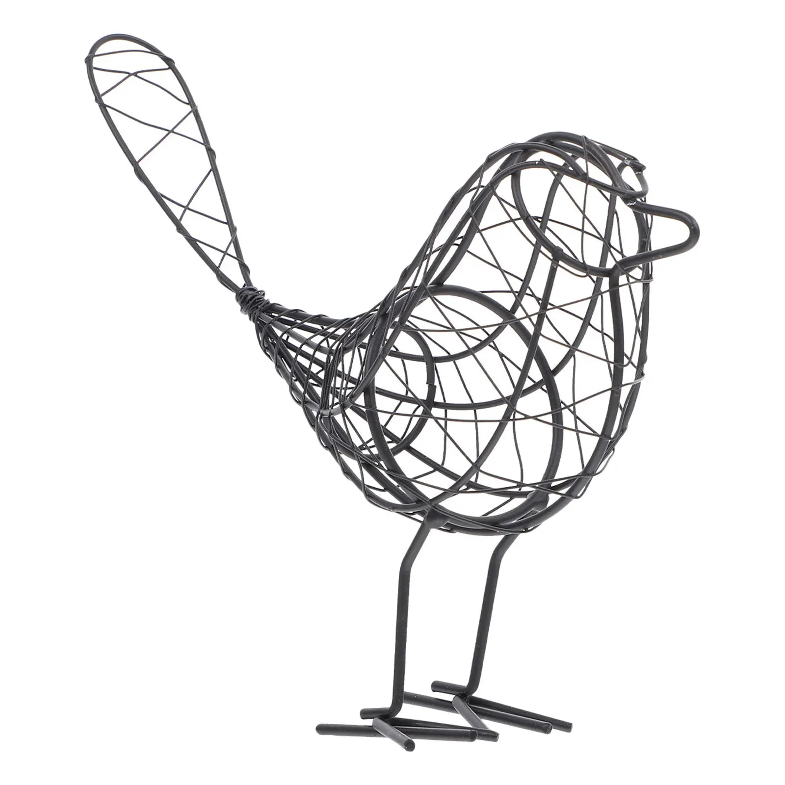 

Iron Wire Bird Metal Birds For Home Garden Decor Bird Artware Ornament Farmhouse Living Room Study Office Tabletop