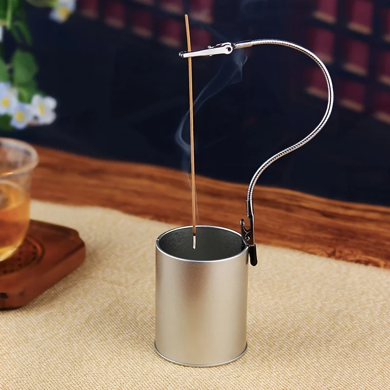 Heavy-Duty Multipurpose Double-Headed Crocodile Clip Holder - Dual Clamp with Bendable Design,Compatible with Mosquito Coils