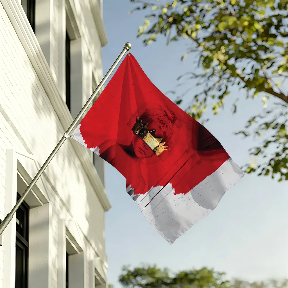 Singer R-Rihanna-Anti Music flag For Living Room Home Dorm Decor Wall Outdoor Camping Party Banner Gifts