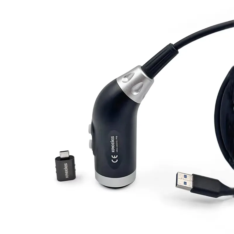 

USB 3.0 Industrial Borescope Camera 1080P 60fps 2.5M Metal Tube IPX8 Waterproof Software Support Android Windows MAC for Animal