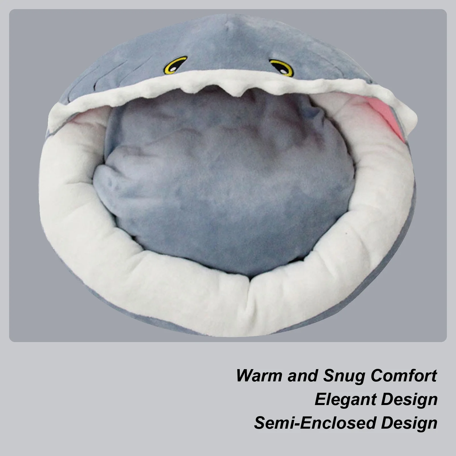 

Противоскользящая теплая пещера для домашних животных, домашний кошачий домик для щенков, домашняя квартира, гостиная, спальня, балкон