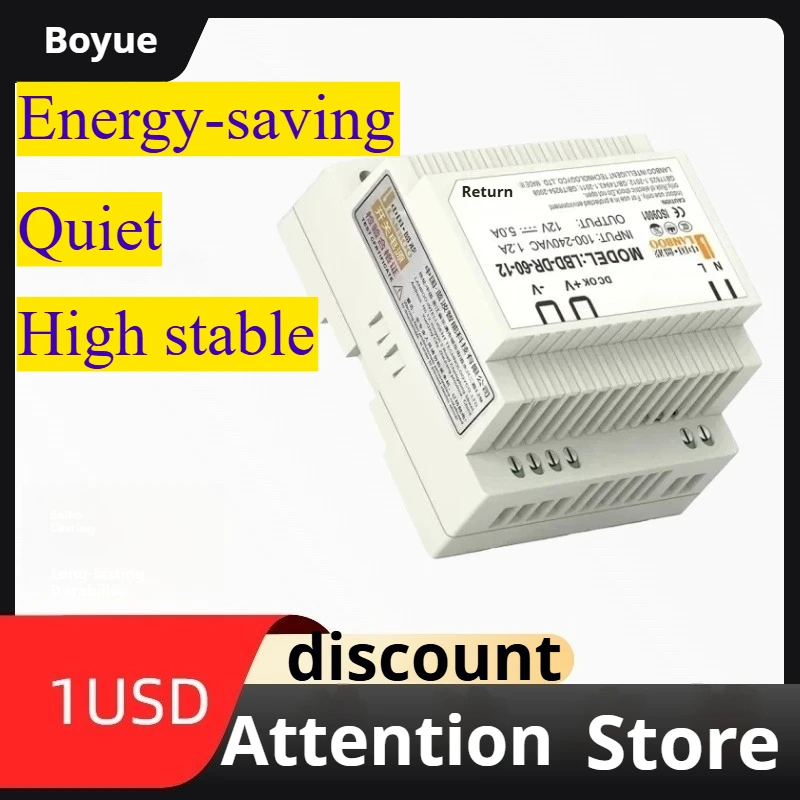 

Полностью медный трансформатор серии LANBOO DR, конденсаторный фильтр на DIN-рейку, источник питания для небольших приборов, 240 В