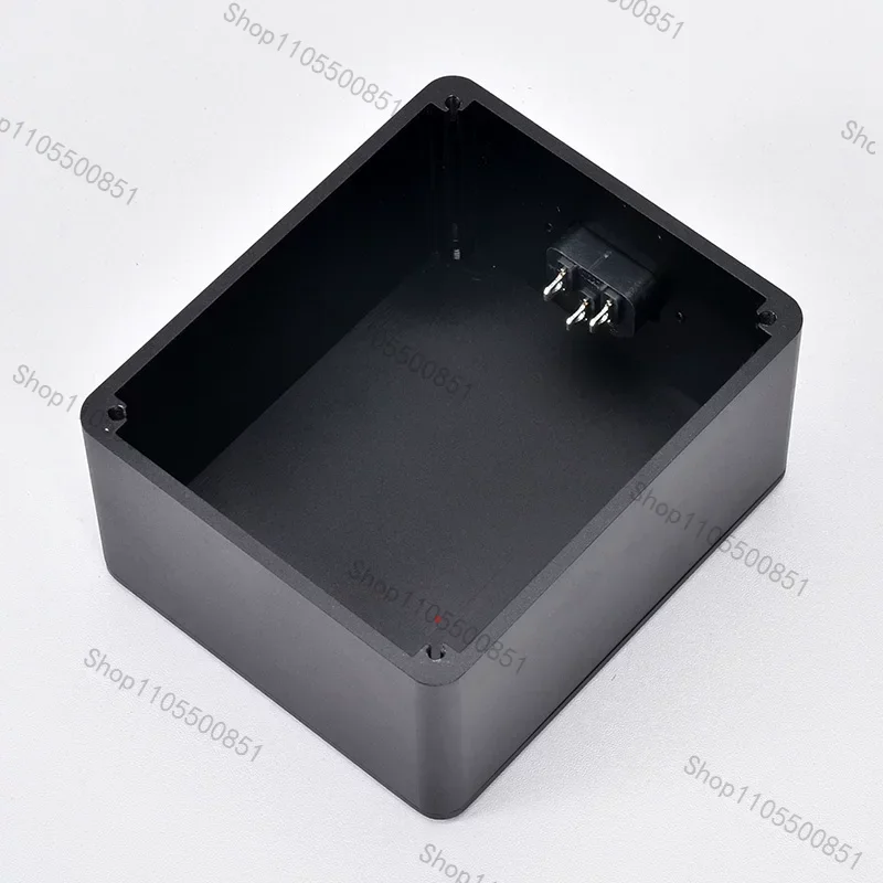 Hot Sale Black Aluminum Audio Socket Chassis, WEILIANG American Standard Power Socket Enclosure