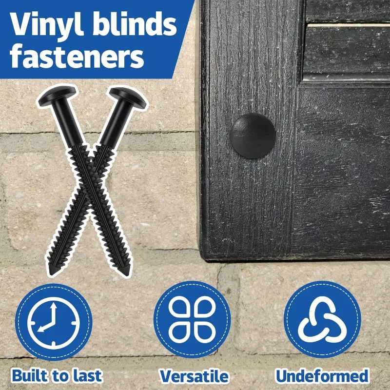 18/72x ブラックシャッターネジラウンドキャップシャッタースパイクドレッシングハードウェアキャッチロックバンパードアワードローブエッジネジファスナー