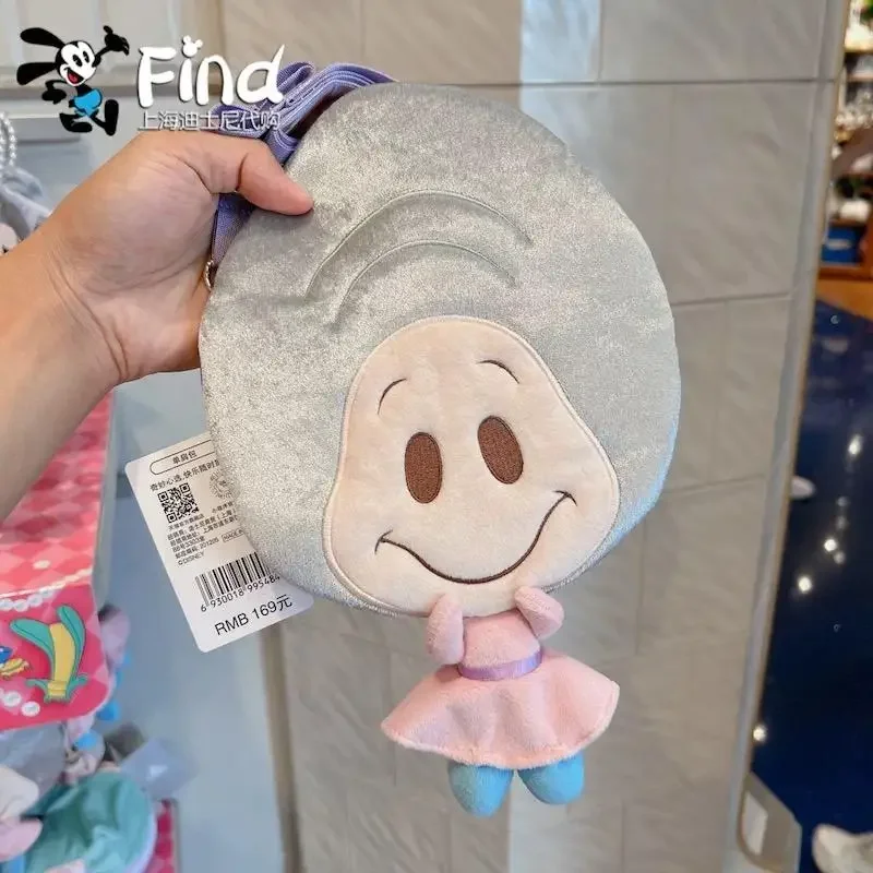 Monedero de felpa suave con forma de concha de ostra de Anime Alice en el país de las maravillas, mochila diagonal, accesorios de ropa para niña y niño, juguete, regalo de cumpleaños